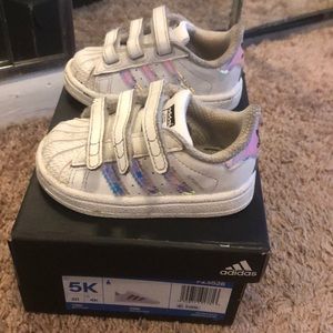 Toddler girl adidas walking shoes